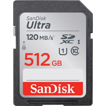 Card Ultra R120 SDXC 512GB UHS-I U1 Clasa 10
