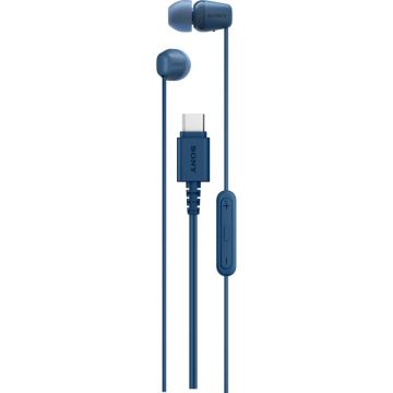 Casti Sony In-Ear, IER-EX15C USB-C Blue