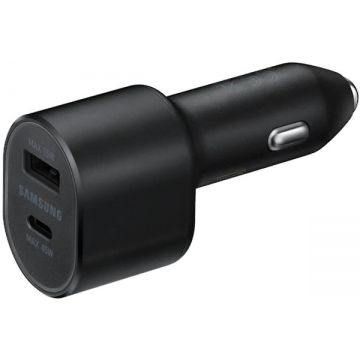 Incarcator auto Samsung Auto EP-L5300X, 1x USB, 1x USB-C, Black, Fast Charge