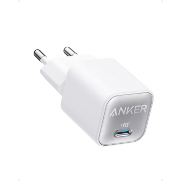 Incarcator retea Anker 511 Nano 3, 1x USB-C, PD 30W, White