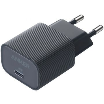 Incarcator retea Anker GaN 511 Nano 4, 1x USB-C PD30W, Black