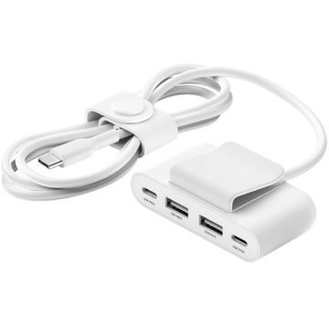 Incarcator retea Belkin Power Extender 2x USB, 2x USB-C, White