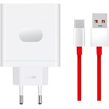 Incarcator retea OnePlus SUPERVOOC 100W, 1x USB 9.1A, White