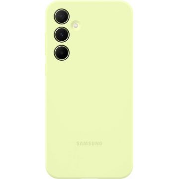 Samsung Capac protectie spate Silicone Lime pentru Galaxy A55 5G