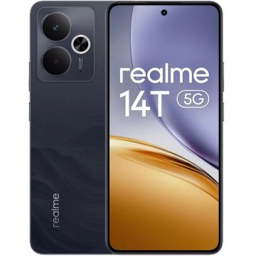 Smartphone Realme 14T, 256GB, 8GB RAM, Dual SIM, 5G, Tri-Camera, Obsidian Black