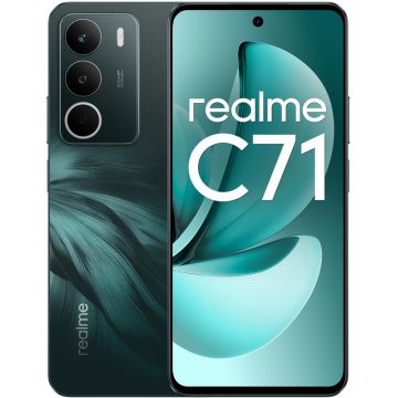 Smartphone Realme C71, 256GB, 8GB RAM, Dual SIM, 4G, Dual-Camera, Forest Owl