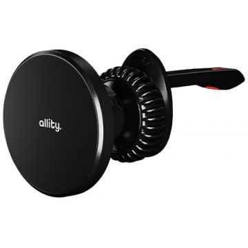 Suport Allity ACH-300, Auto, MagSafe 15 W, Negru