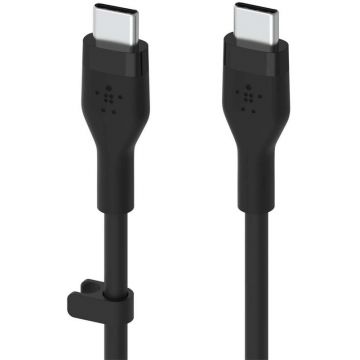 Cablu de date / adaptor Belkin BoostCharge Flex, USB-C Male la USB-C Male, 3 m Black