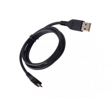 Cablu transfer date si incarcare microUSB, lungime 90 cm Alb