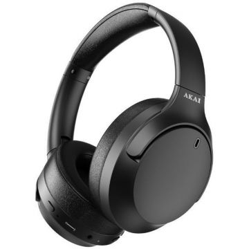 Casti Akai On-Ear, BTH-P200ANC, Black