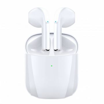 Casti Smart Techstar® TWS S68, Wireless, Bluetooth V5.0, HD Audio, Touch, IPX5, iOS, Android, 300mAh, Type-C, Alb