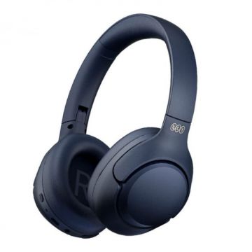 Casti wireless ANC Over-Ear QCY H3 Albastru, Bluetooth 5.4, Control buton, IPX4