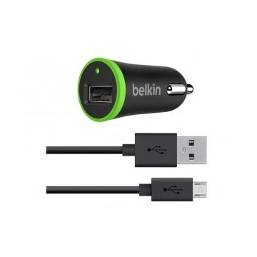INCARCATOR AUTO BELKIN MICRO USB 2.1A BLACK