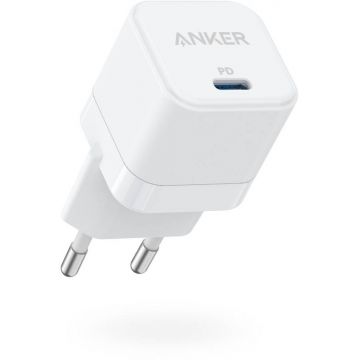 Incarcator retea Anker PowerPort III Cube, 20W, 1x USB-C, White-Grey