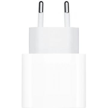 Incarcator retea Apple 1x USB-C 20W, pentru iPhone 11/12/13/14/15 si iPhone 16