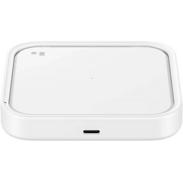 Incarcator wireless Samsung EP-P2400T, Wireless Qi, alb + incarcator