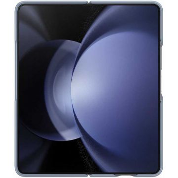 Samsung Protectie de tip Flap Eco-Leather Icy Blue pentru Galaxy Z Fold 5