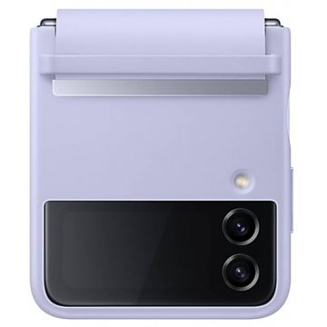 Samsung Protectie pentru spate Leather Serene Purple pentru Galaxy Z Flip 4