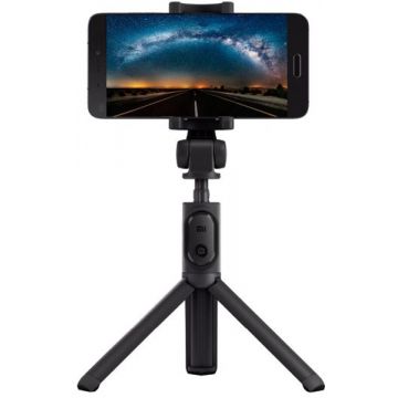 Selfie stick Xiaomi Mi Selfie Stick Trepied extensibil, culoare negru + Mini telecomanda