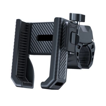 Suport Telefon Moto/Bicicleta Techstar Universal, Anti-Soc, Montaj Ghidon, Compatibil 4.5”–7”, 360° Rotatie – Model D0168