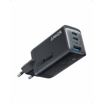 Anker Incarcator retea Anker A2668311, 735 GaNPrime III 65W, PPS 3, 2x USB-C, 1x USB-A, PowerIQ 3.0, Negru