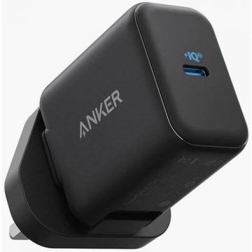 Anker Incarcator retea Anker, Powerport III 25W&nbsp;, 25W, PowerIQ 3.0, 1 x USB-C, negru, A2058H11