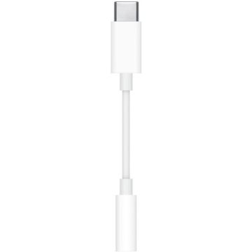 Apple Adaptor pentru casti Apple USB-C to 3.5 mm, Alb