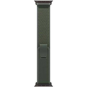 Apple Apple Watch 49mm Loop:  Green Trail Loop - S/M - Black Titanium Finish