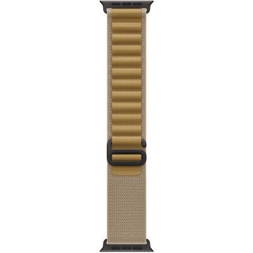 Apple Apple Watch 49mm Loop:  Tan Alpine Loop - Medium - Black Titanium Finish