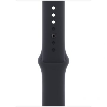 Apple Curea Smartwatch Apple MT3F3ZM/A pentru Watch 45mm, Sport Band, M/L, Negru