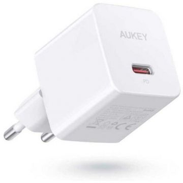 AUKEY Incarcator mini Aukey PA-Y20S 1xUSB-C 20W , alb