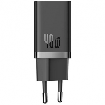 BASEUS Incarcator rapid Baseus GaN5 Pro, 2x USB-C, 40W, Negru