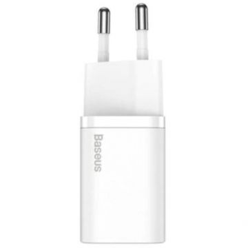 BASEUS Incarcator Retea USB Baseus Super Si CCSUP-B02, 20W, 1 X USB Type-C, Alb