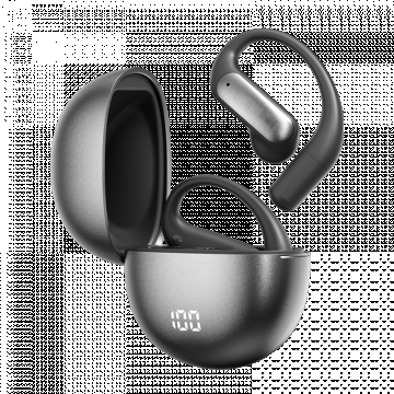 Casti wireless cu traducere AI iSEN M118, Negru, Bluetooth v5.4, Microfon integrat, Sunet HIFI, Afisaj digital al bateriei, Incarcare rapida Type-C, Inregistrare + Traducere + Transcriere