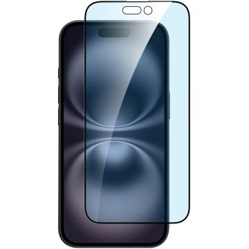 Dviced Dviced Anti-blue light tempered glass screen protector edge to edge for iPhone 16 Plus with applicator