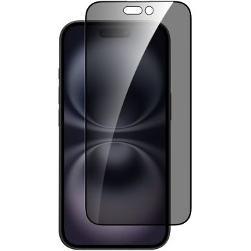 Dviced Dviced Privacy tempered glass screen protector edge to edge for iPhone 16 Plus with applicator