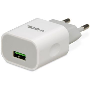 IBOX Incarcator I-box C-35, USB, 1A, Alb