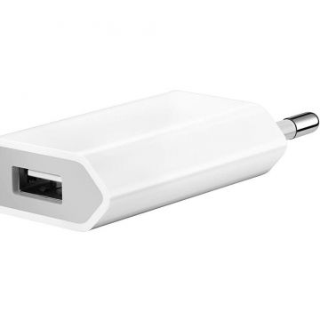 OEM Incarcator retea 5W, USB, Alb