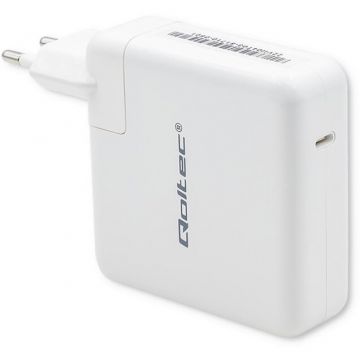 QOLTEC Incarcator de retea FAST, Qoltec, 96W, 5-20V, 3- 4.7A, USB C PD, Alb