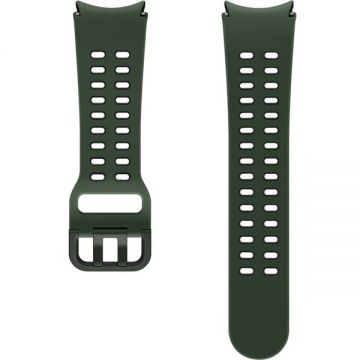 Samsung Bratara Extreme Sport Band (Small/Medium) pentru SAMSUNG Galaxy Watch6, ET-SXR93SGEGEU, Verde Negru
