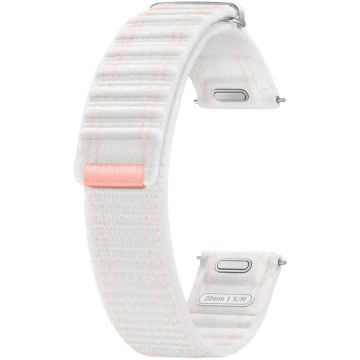 Samsung Curea Samsung Fabric Band One Click, 20MM S-M , Alb-Roz