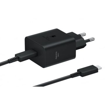 Samsung Super Fast Charger 45W, Low Standby T4511, Type-C 1.8M, Black