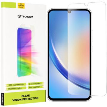 techsuit Folie pentru Samsung Galaxy A34 5G - Techsuit Clear Vision Glass - Transparent