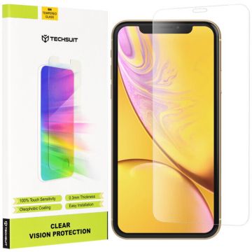 techsuit Folie sticla iPhone XR Techsuit Clear Vision Glass, transparenta