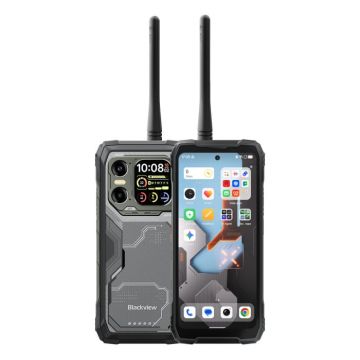 Telefon Mobil Blackview Xplore 1Walkie Talkie, Negru, 5G, 6.78,  ³ FHD+, 48GB RAM (16GB + 32GB Extensibili), 512 GB ROM, 64 MP, Android 15, Dimensity 7050, Ecran Secundar, Night Vision, 20000,  mAh