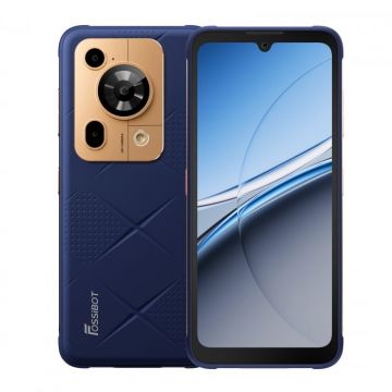 Telefon mobil FOSSiBOT F112 Pro 5G, Albastru, 6.88,   HD+ IPS, 24GB RAM(8GB+16GB extensibili), 256GB ROM, Android 14, Incarcare inversa, 50MP+16MP, 18W, Dual SIM Hybrid