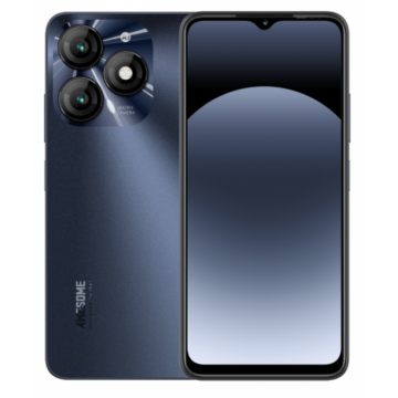 Telefon Mobil iTEL A70, Negru, 4G, 6.6  , 8GB RAM (3GB + 5GB extensibil), 128GB ROM, Android 13 (Go edition), Unisoc T603, 5000mAh, 10W, Dual SIM