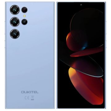 Telefon Mobil Oukitel C61, Albastru, 4G, 6.88   HD+ In-Cell IPS, 16GB RAM (4GB+12GB Extensibili), 128GB ROM, 13MP, Android 15, Unisoc Tiger T606, NFC, OTG, 5150mAh, 10W, Dual SIM