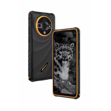 Telefon mobil Ulefone Armor X31, Portocaliu, 4G, 6.56  , 12GB RAM (6GB+6GB extensibili), 128GB ROM, Camera Tripla 48MP+20MP Night Vision+2MP Macro, Android 14, Helio G91, 6050mAh, 18W, Dual SIM