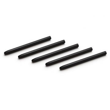 Wacom Varfuri Pen Wacom Standard Nibs, compatibil Intuos, Intuos Pro, Cintiq 13 22 27, Pachet 5 buc, Negru